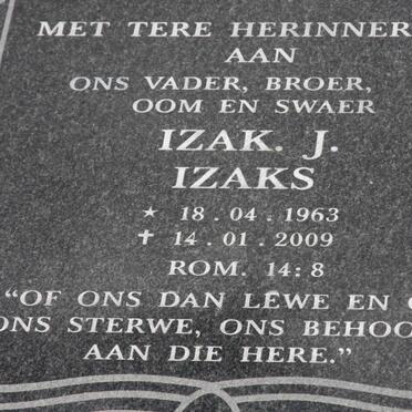 IZAKS Izak J. 1963-2009