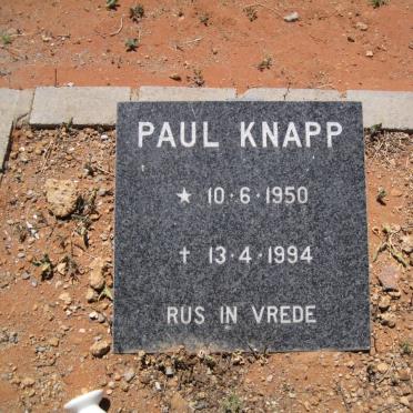 KNAPP Paul 1950-1994