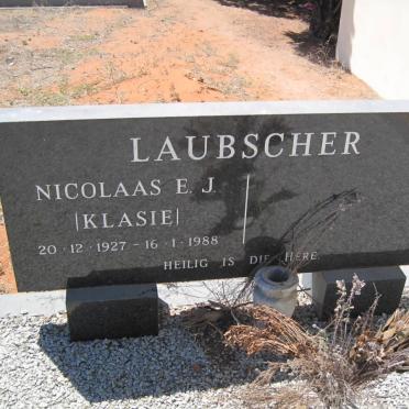 LAUBSCHER Nicolaas E.J. 1927-1988