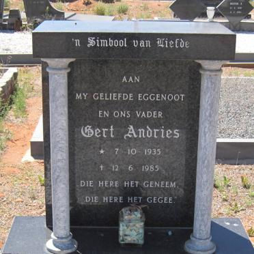 LOUW Gert Andries 1935-1985