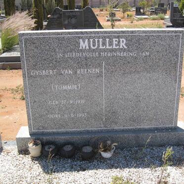 MULLER Gysbert Van Reenen 1919-1995