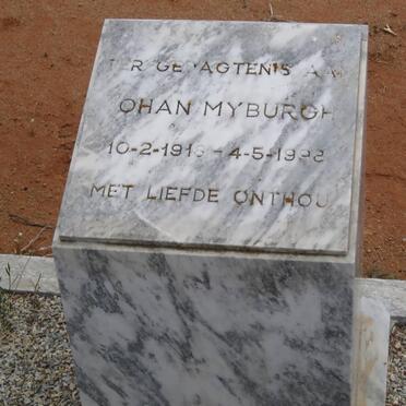 MYBURGH Johan 1918-1998