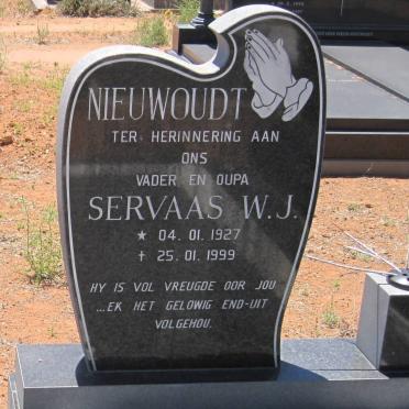 NIEUWOUDT Servaas W.J. 1927-1999