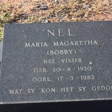 NEL Maria Magaretha nee VISSER 1920-1982