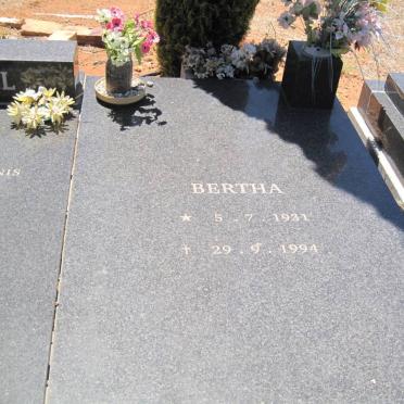 NEL Bertha 1931-1994 
