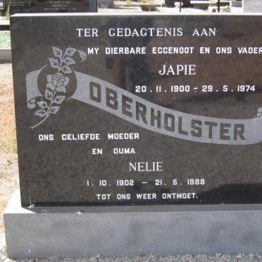 OBERHOLSTER Japie 1900-1974 &amp; Nelie 1902-1988