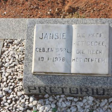 PRETORIUS Jansie 1976-1976