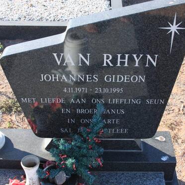 RHYN Johannes Gideon, van 1971-1995
