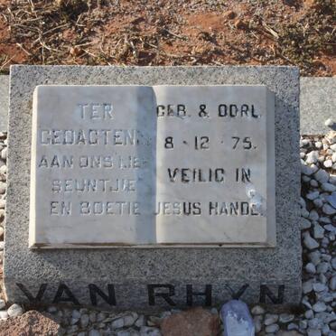 RHYN. van ?? 1975-1975