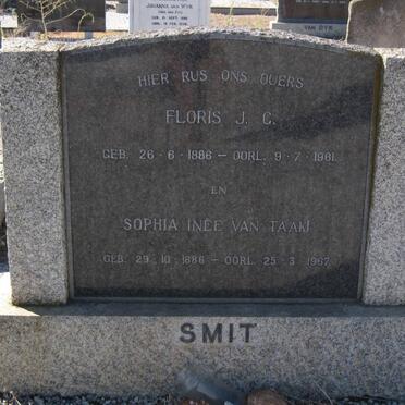 SMIT Floris J.G. 1886-1961 &amp; Sophia VAN TAAK 1886-1967