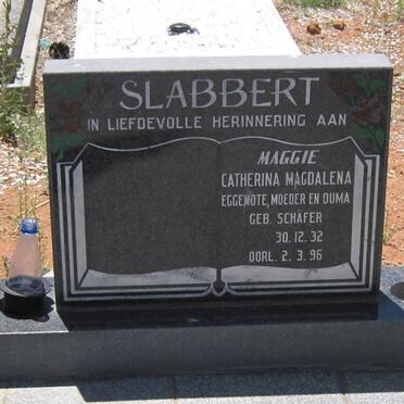 SLABBERT Catherina Magdalena nee SCHAFER 1932-1996
