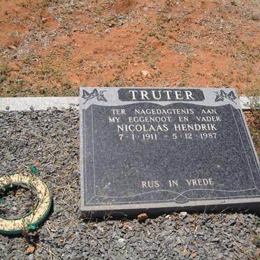 TRUTER Nicolaas Hendrik 1911-1987