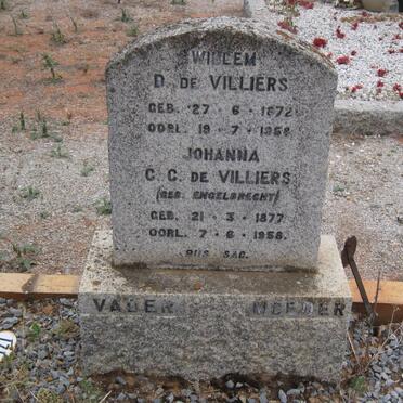 VISSER Willem D. 1872-1958 &amp; Johanna C.C. ENGELBRECHT 1877-1958