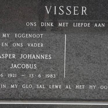 VISSER Jasper Johannes Jacobus 1921-1983