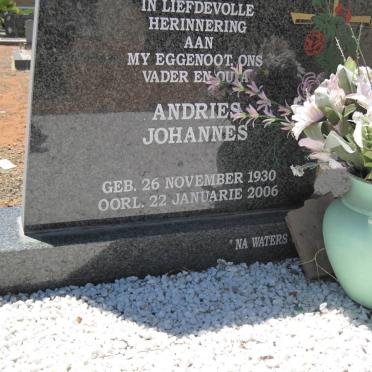 VISSER Andries Johannes 1930-2006 