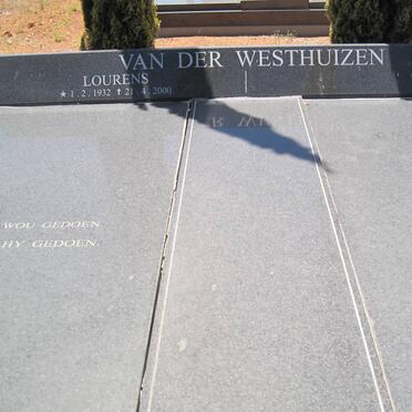 WESTHUIZEN Lourens, van der 1932-2000