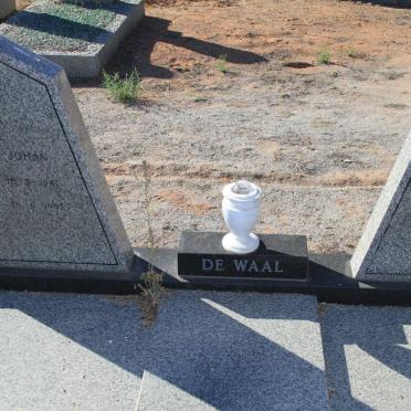 WAAL Johan, de 1941-1983?