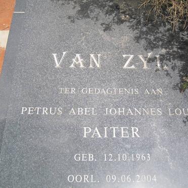 ZYL Petrus Abel Johannes Louw, van 1963-2004
