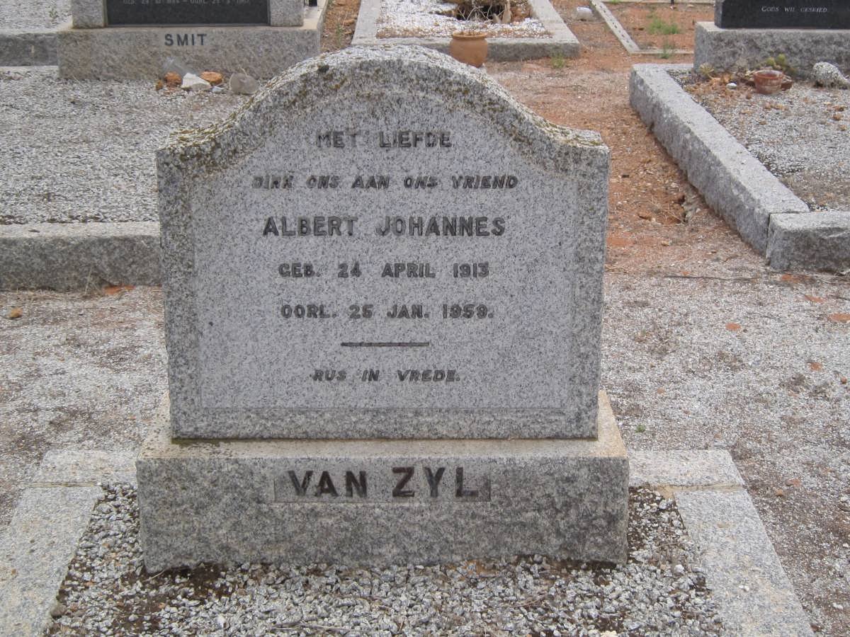 ZYL Albert Johannes, van 1913-1959