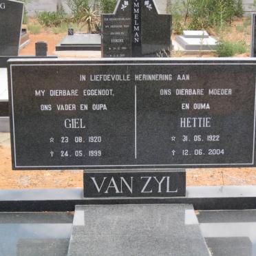 ZYL Giel, van 1920-1999 &amp; Hettie 1922-2004