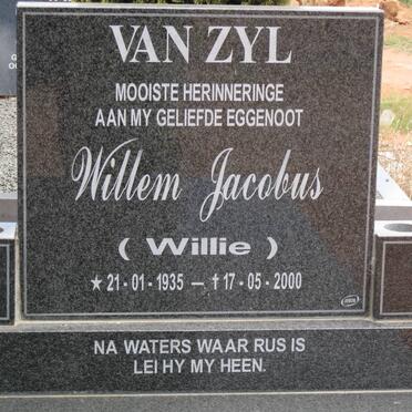 ZYL Willem Jacobus, van 1935-2000