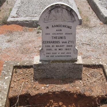 ZYL Theunis Gerhardus, van 1889-1957