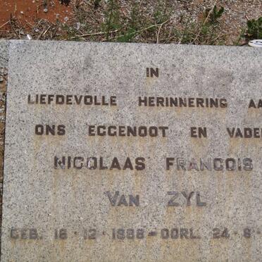 ZYL Nicolaas Francois, van 1888-1950