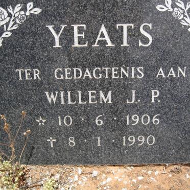 YEATS Willem J.P. 1906-1990