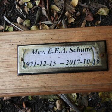 SCHUTTE E.E.A. 1971-2017