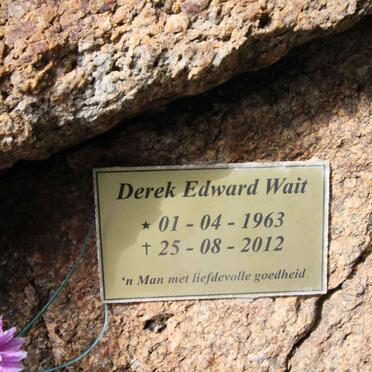 WAIT Derek Edward 1963-2012
