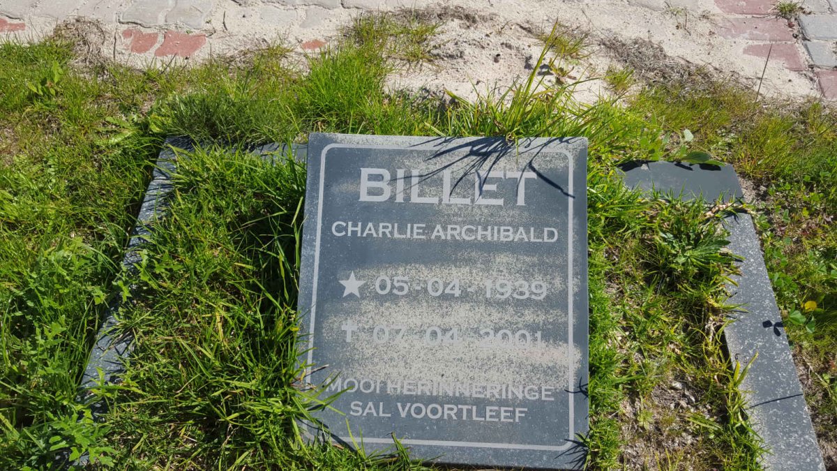 BILLET Charlie Archibald 1939-2001