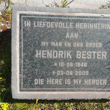 BESTER Hendrik 1946-2000