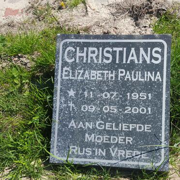CHRISTIANS Elizabeth Paulina 1951-2001