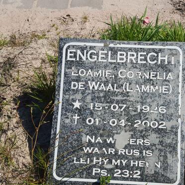 ENGELBRECHT Loamie Cornelia de Waal 1926-2002