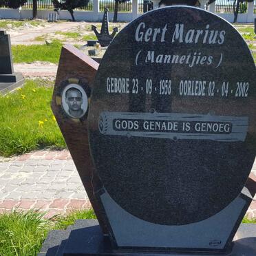 MARIUS Gert 1958-2002