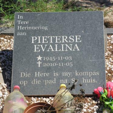 PIETERSE Evalina 1945-2010