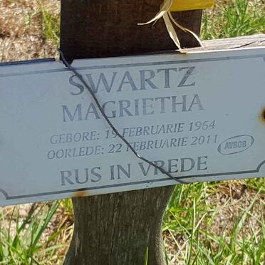 SWARTZ Magrietha 1964-2011