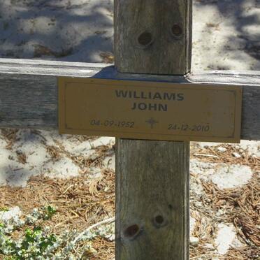 WILLIAMS John 1952-2010