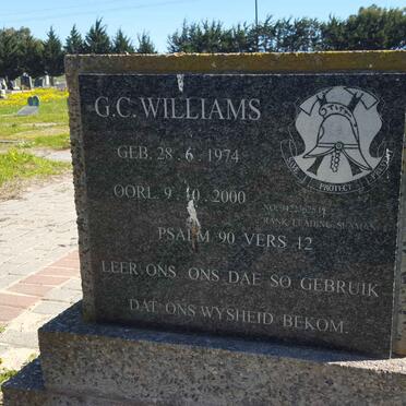 WILLIAMS G.C. 1974-2000