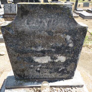 AGENBAG Andries Nicolaas 1936-1992