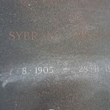 BEER Sybrand Abraham, de 1905-1978 &amp; Martha Wilhelmina 1905-1977