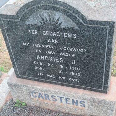 CARSTENS Andries J. 1919-1960