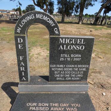 FARIA Miguel Alonso, de 2007-2007