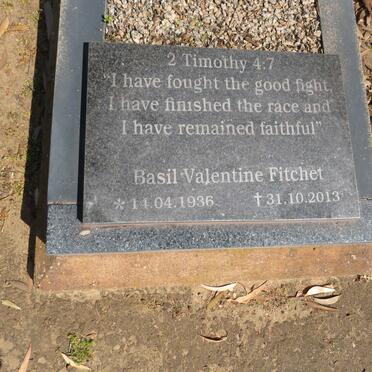 FITCHET Basil Valentine 1936-2013