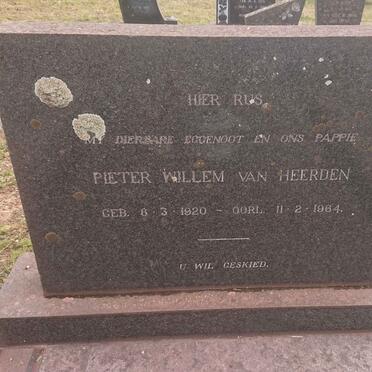 HEERDEN Pieter Willem, van 1920-1964