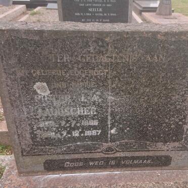 LAUBSCHER Pieter J.A. 1895-1967