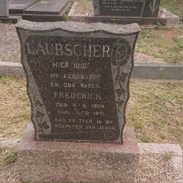 LAUBSCHER Frederick 1924-1971