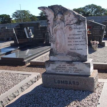LOMBARD Nicolaas D. 1877-1939 &amp; Hendrina Helena 18?9-1977