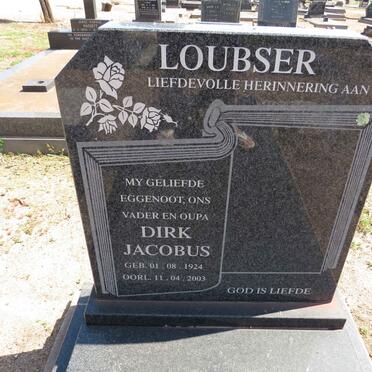 LOUBSER Dirk Jacobus 1924-2003