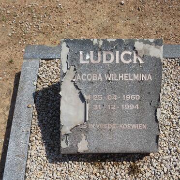 LUDICK Jacoba Wilhelmina 1960-1994